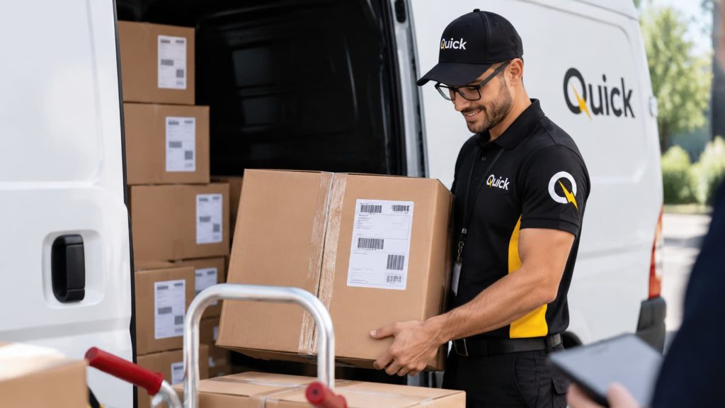 Courier y Paquetería B2B para Empresas y E-commerce Quick